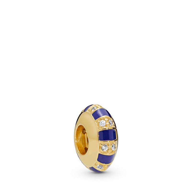 Pandora Shine™ Exotic Stones & Stripes Spacer Charm Gold Egypt PE8706914